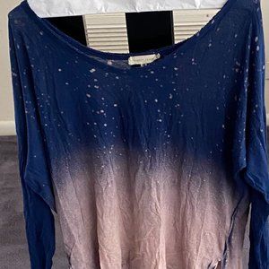 GILDED INTENT DIP DYE HIGH LOW TOP